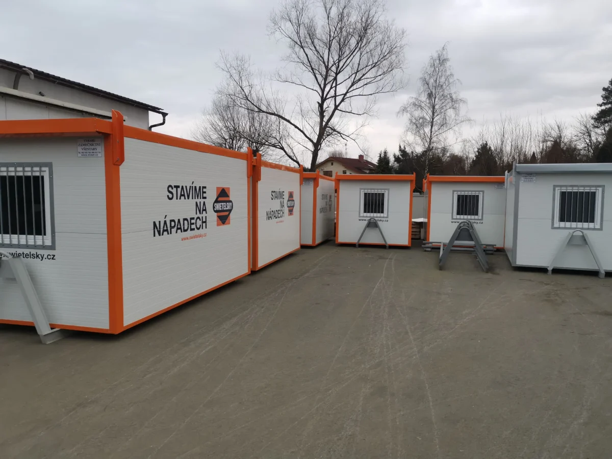 Barevné provedení stavební buňky